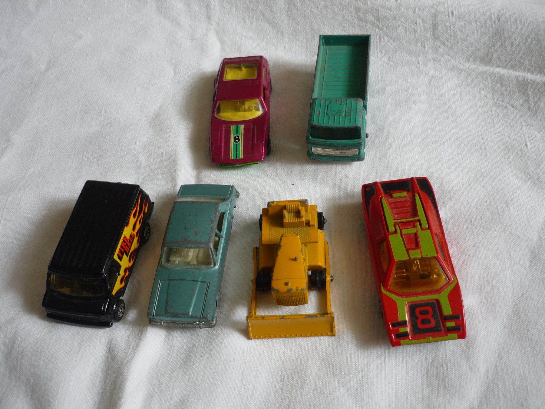 Matchbox Modellini d'auto: 6x Modellauto - Matchbox + Corgi Toys 70s – Nuovo e nell'imballaggio originale da Beringen venduto da Flatretriever