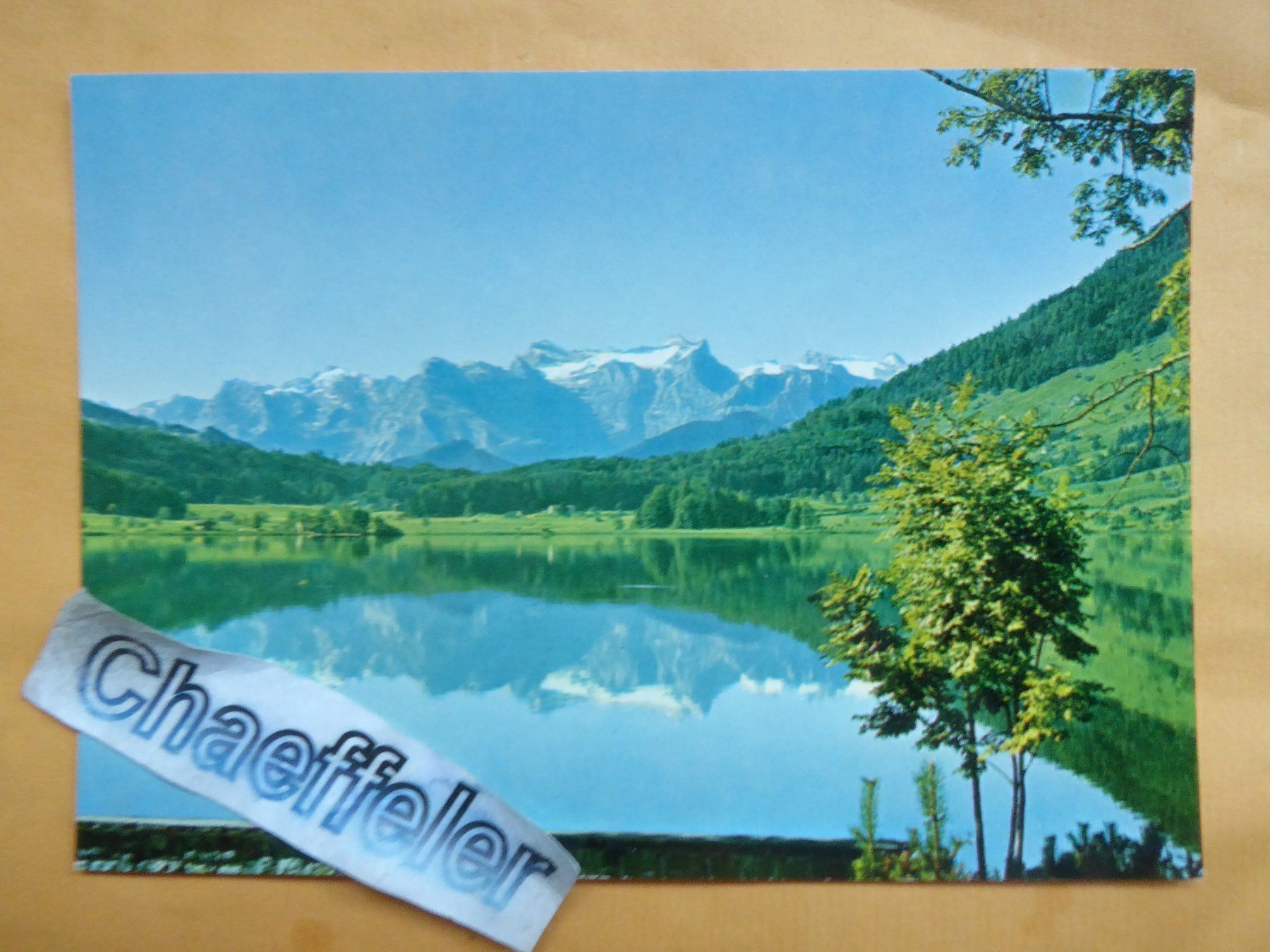 Cartoline postali: Am Aegerisee, Blick gegen Urirotstock – Usato da Zürich venduto da Chaeffeler
