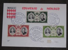 Briefmarken Monaco 1958, Grace Kelly Hochzeit