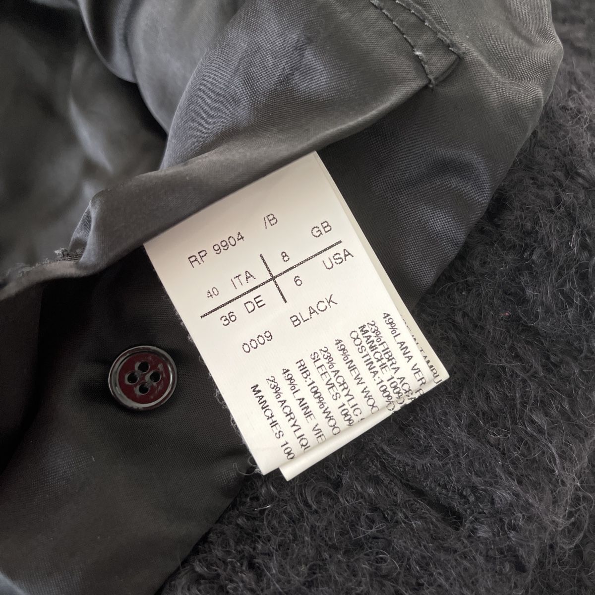 Rick Owens Cappotti: RICK OWENS Wool and Leather Coat – Nuovo (secondo la descrizione) da Emmen venduto da Avviivva_Com2023 7