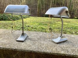 Paar 1920-30 Vintage BAG Turgi Bauhaus-Lampen