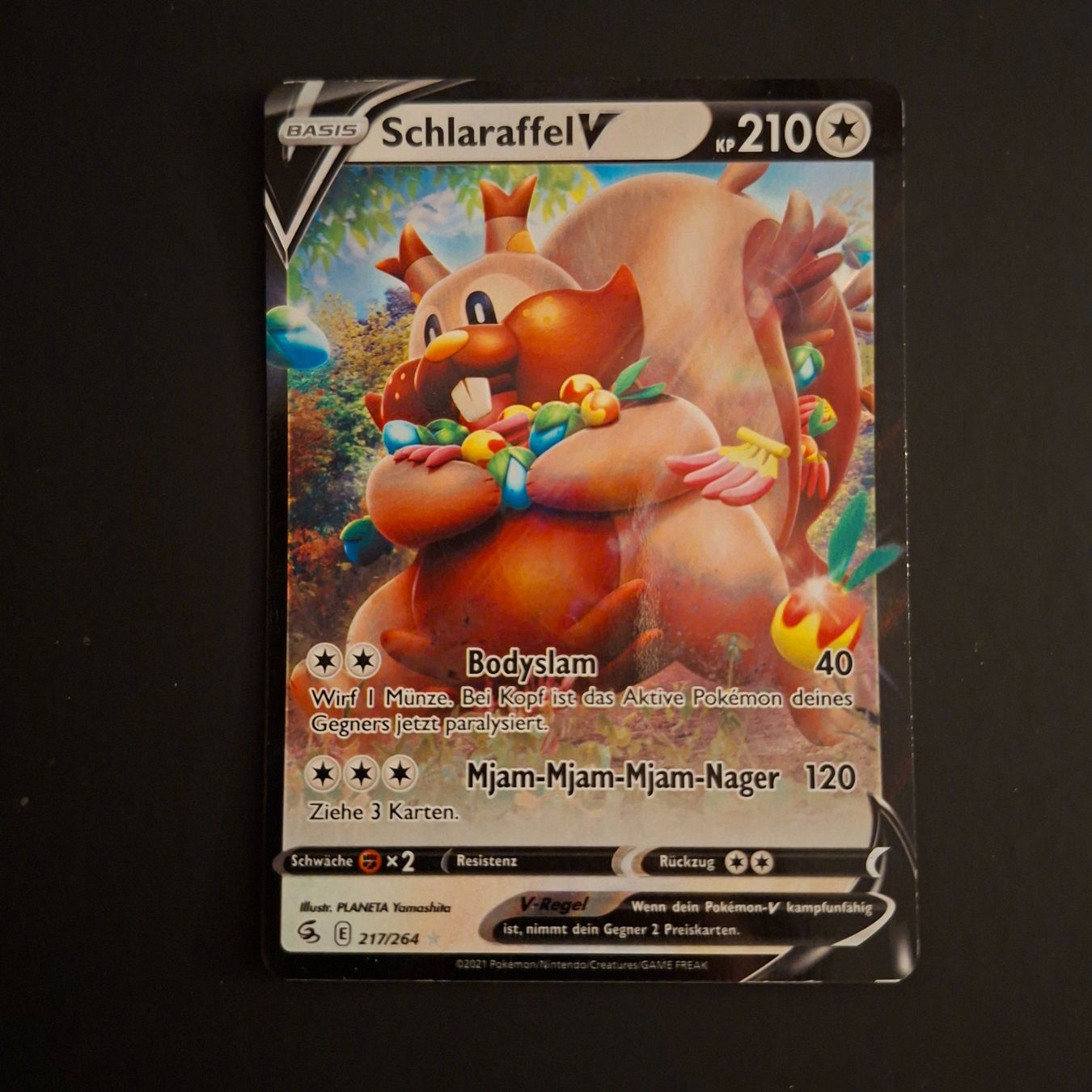 Pokémon Carte collezionabili: Schlaraffel V #217Fusion Strike DE – Usato da Biasca venduto da Sara_Poke123
