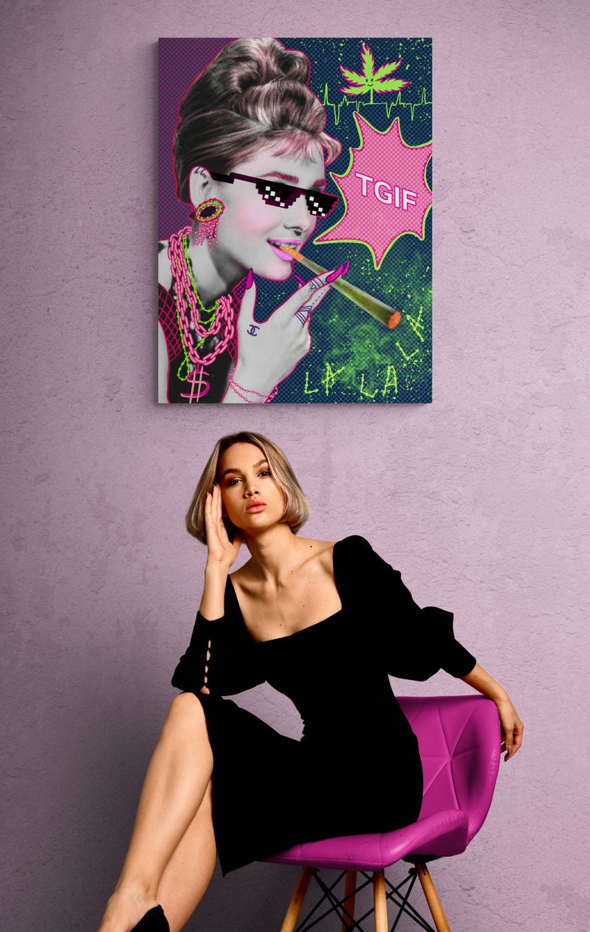Foto & Immagini: Audrey Hepburn TGIF – Nuovo e nell'imballaggio originale da Hergiswil NW venduto da WonderprintsCH 2