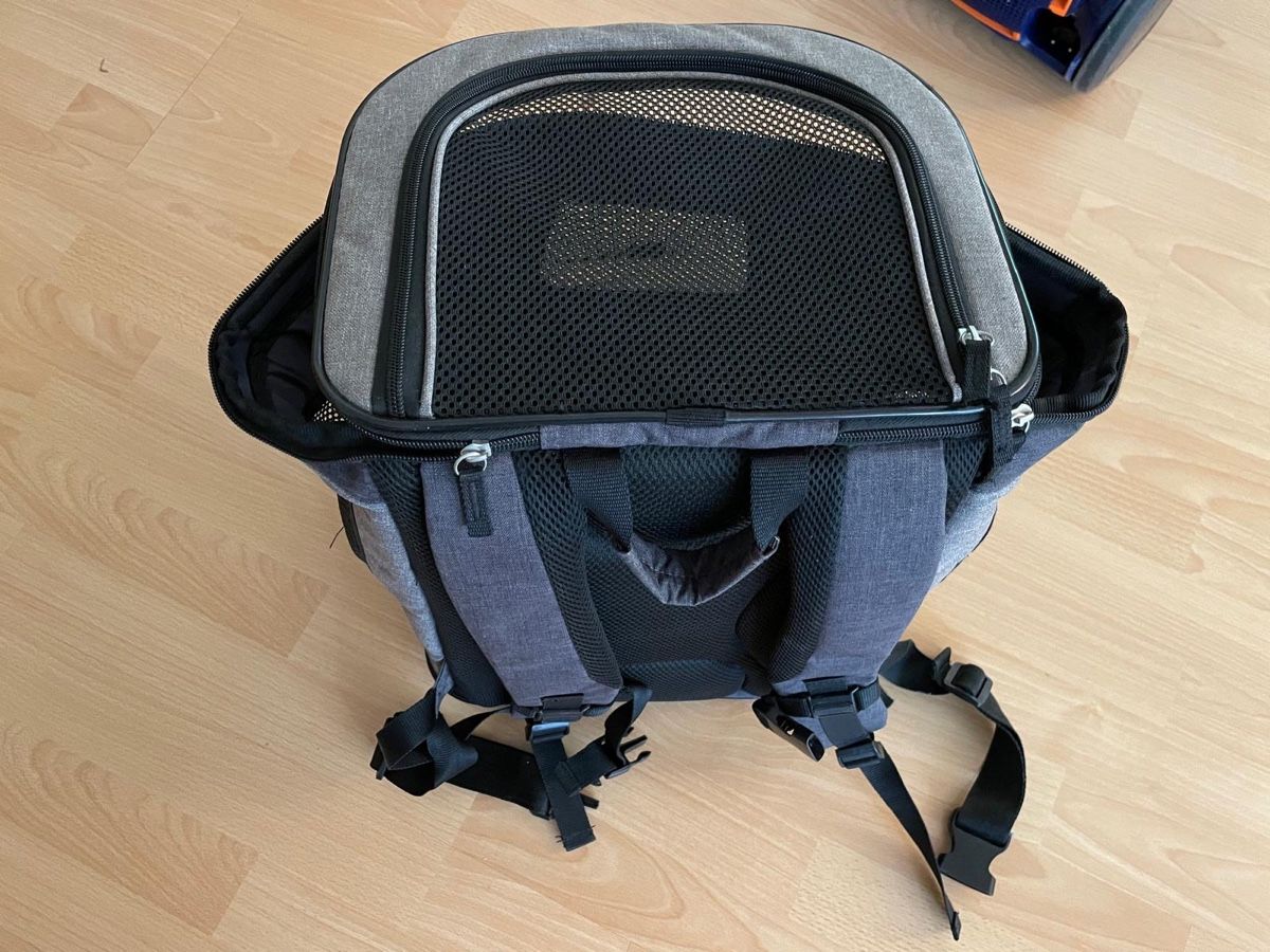 Sacs à dos: Hundetragerucksack Rucksack Trixie grau – D'occasion à Hombrechtikon par baersandro 2