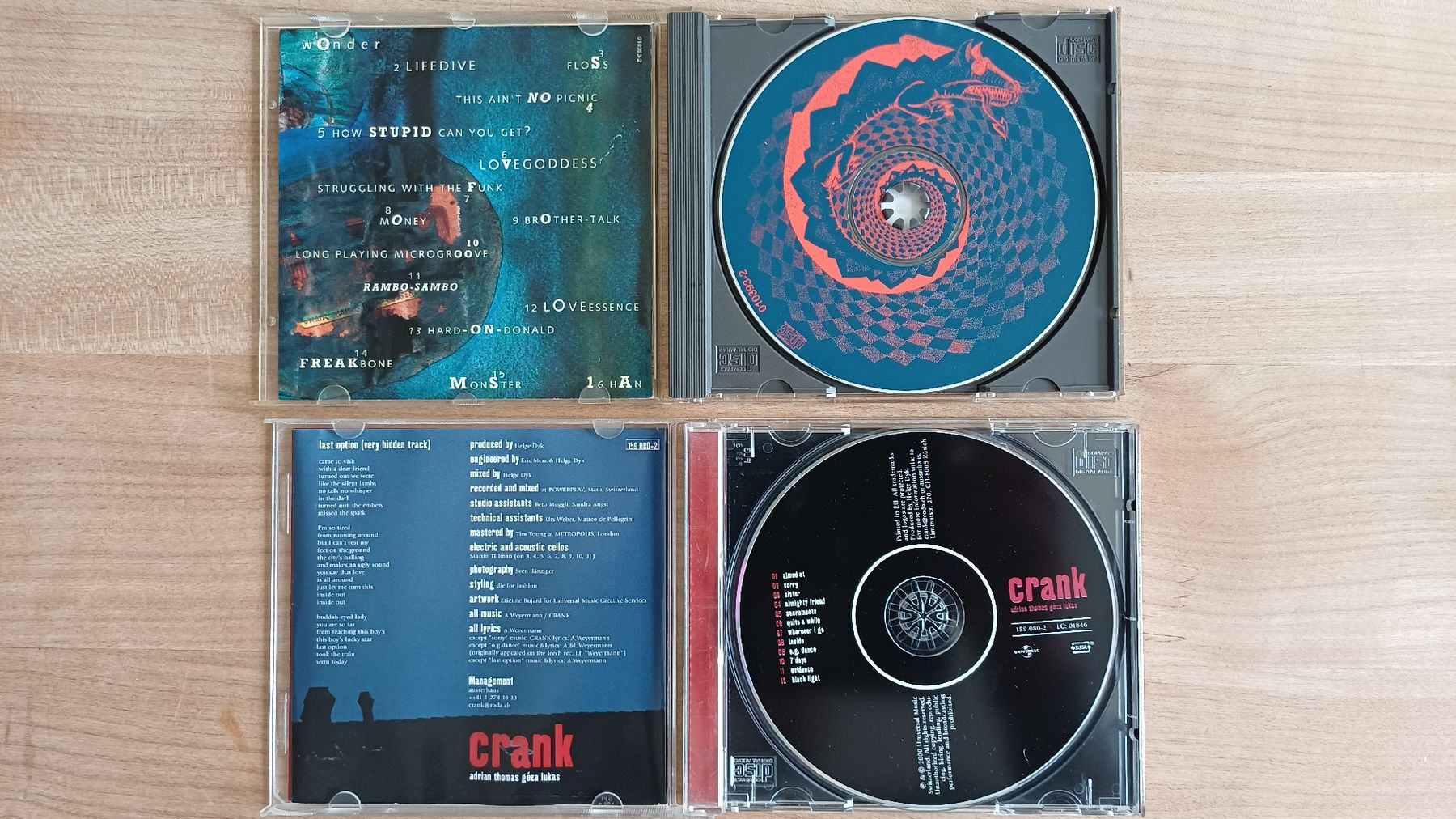 CD: Crank! Schweizer Rock aus den 90er.  – Usato da Luzern venduto da Profet 1