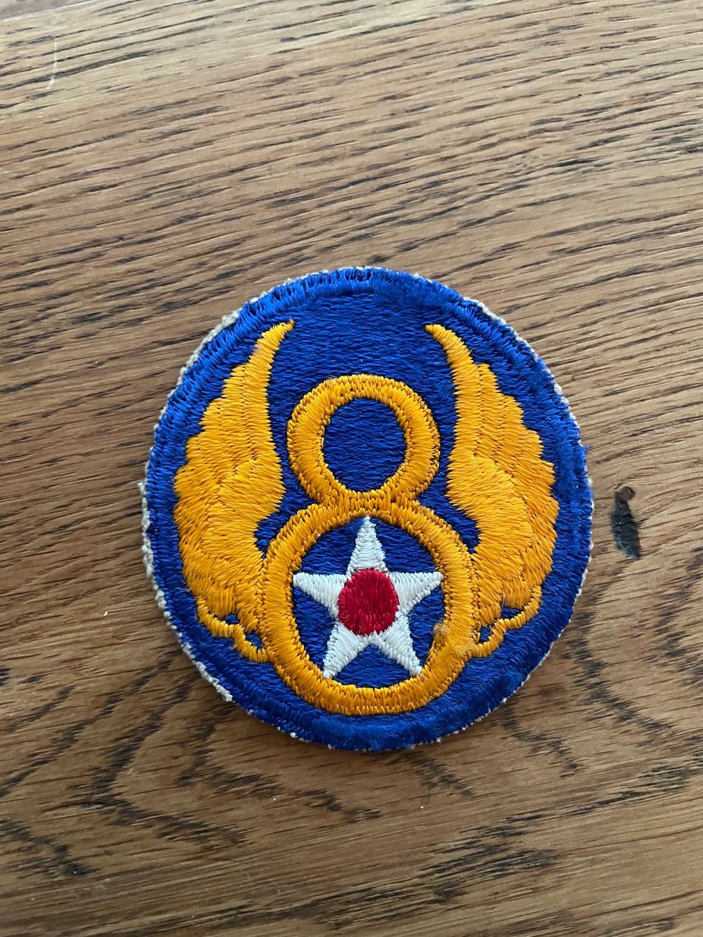US Army Uniformen: U.S. Army patch Original WW2 8th USAAF – Gebraucht aus Oberbütschel von Woodie2005
