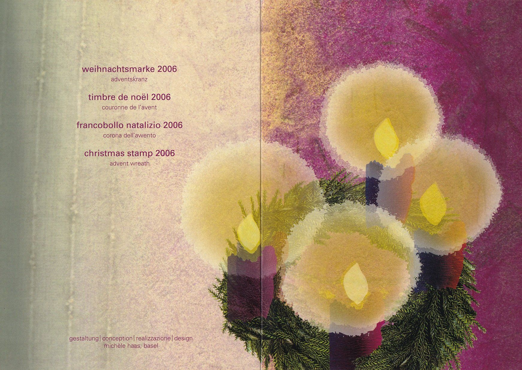 Tutti i francobolli: 3x Weihnachtskarte 2006 – Usato da Elgg venduto da Charts 1