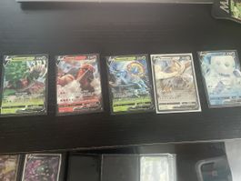 Pokemon Sammelkarten Konvolut 5 V-Karten guter Zustand