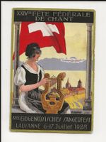 AK 1928 Eidgenössisches Sängerfest Lausanne ab 1.- 🤓