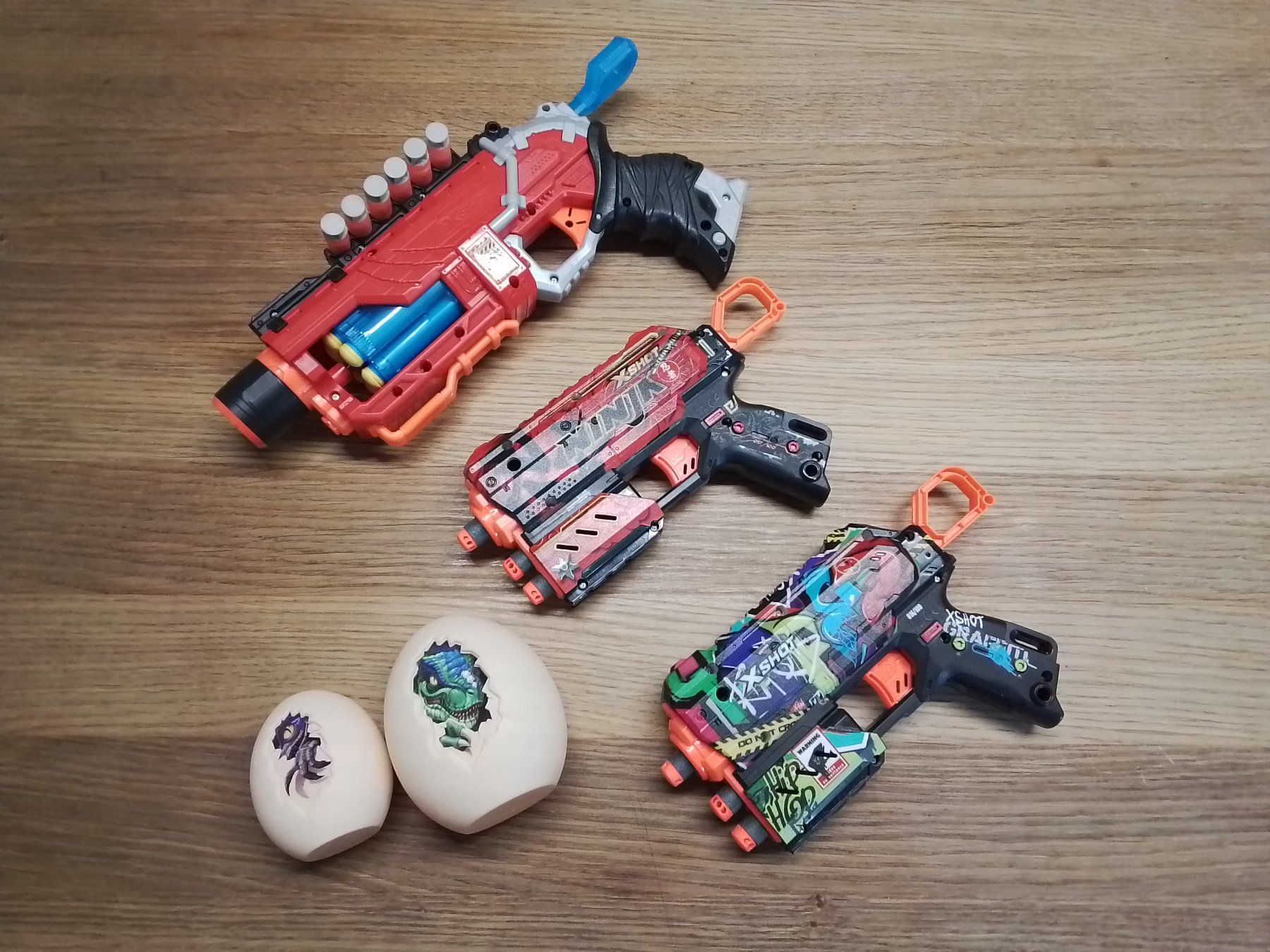 Nerf Spielzeuge: 3 Nerf X-Shot / Sehlten – Gebraucht aus Goldau von damde