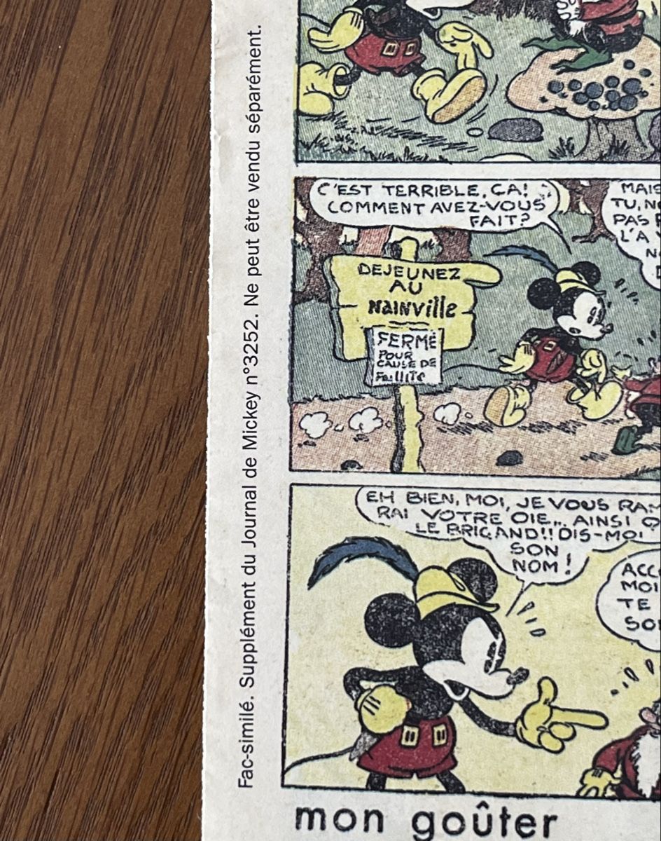 Fumetti: Fac-similé du premier Journal de Mickey en 1934 – Usato da Vuisternens-devant-Romont venduto da ribouldog 2