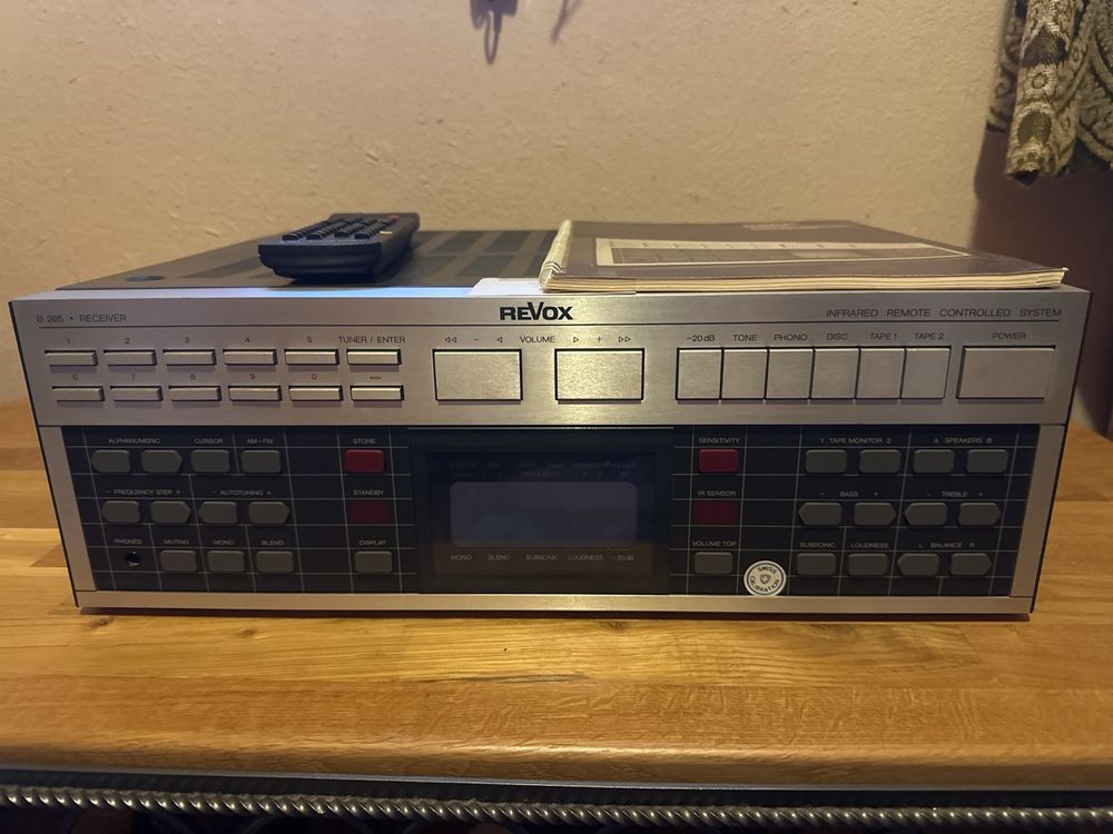 Revox B285 Receiver - Top Zustand! Inkl. Fernbedienung! (Gebraucht) in ...