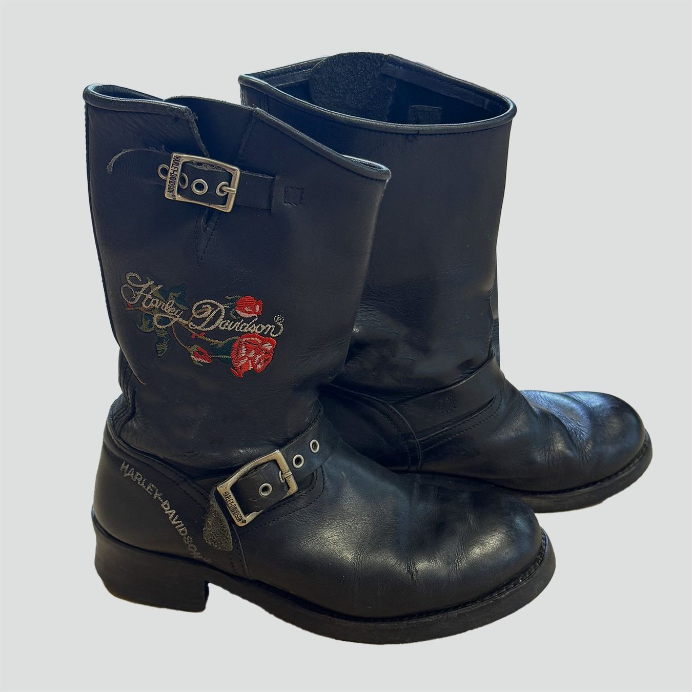 Harley-Davidson Damenschuhe: Harley Davidson beautiful leather boots 39 Condition 6/10 – Gebraucht aus St. Gallen von sourced_limited