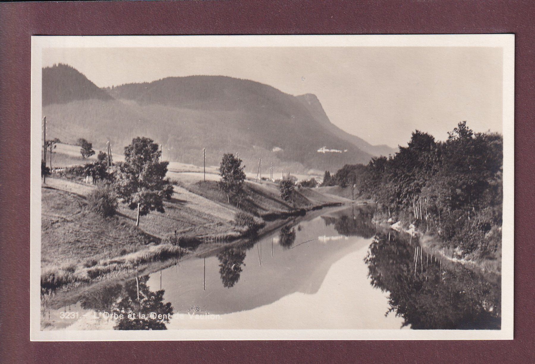 Cartoline postali: L'ORBE et la Dent de Vaulion – Usato da Pully venduto da nicecards