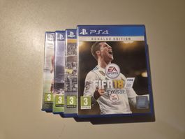 PS4 FIFA 15, 16, 17, 18 Spielekonsole Games Set