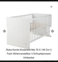 Roba Kinderbett Mia mit Matratze weiss