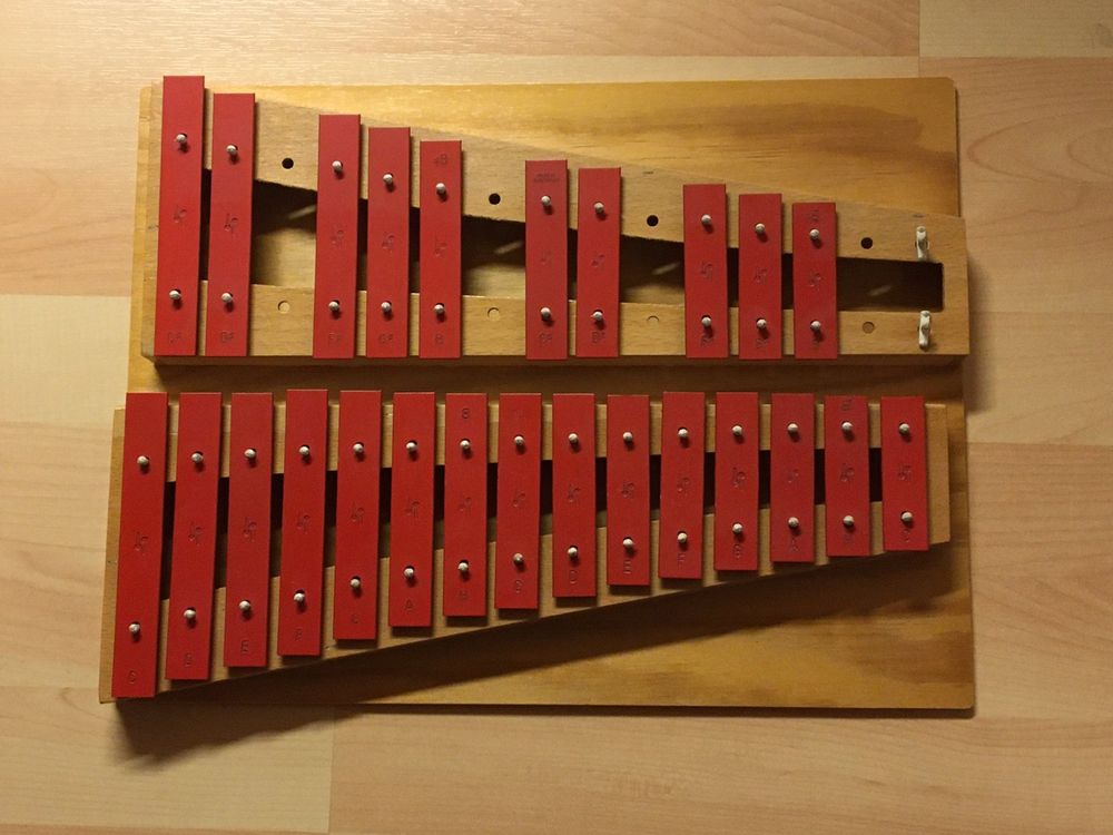 Kleines Metallophon (Glockenspiel), ungebraucht Kaufen auf Ricardo