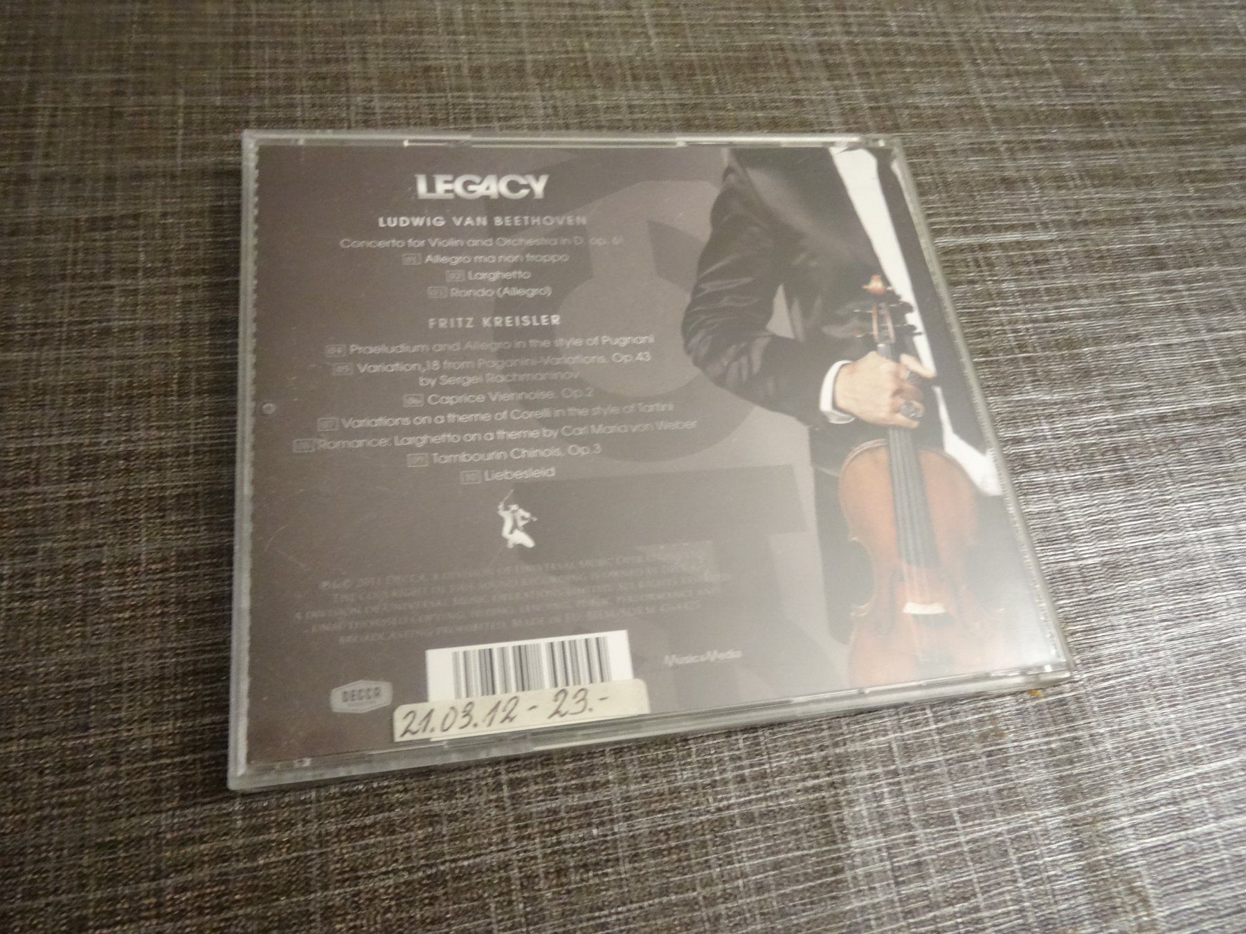 CD: David Garrett - Legacy CD – Usato da Olten venduto da Disc-Ausverkauf 1