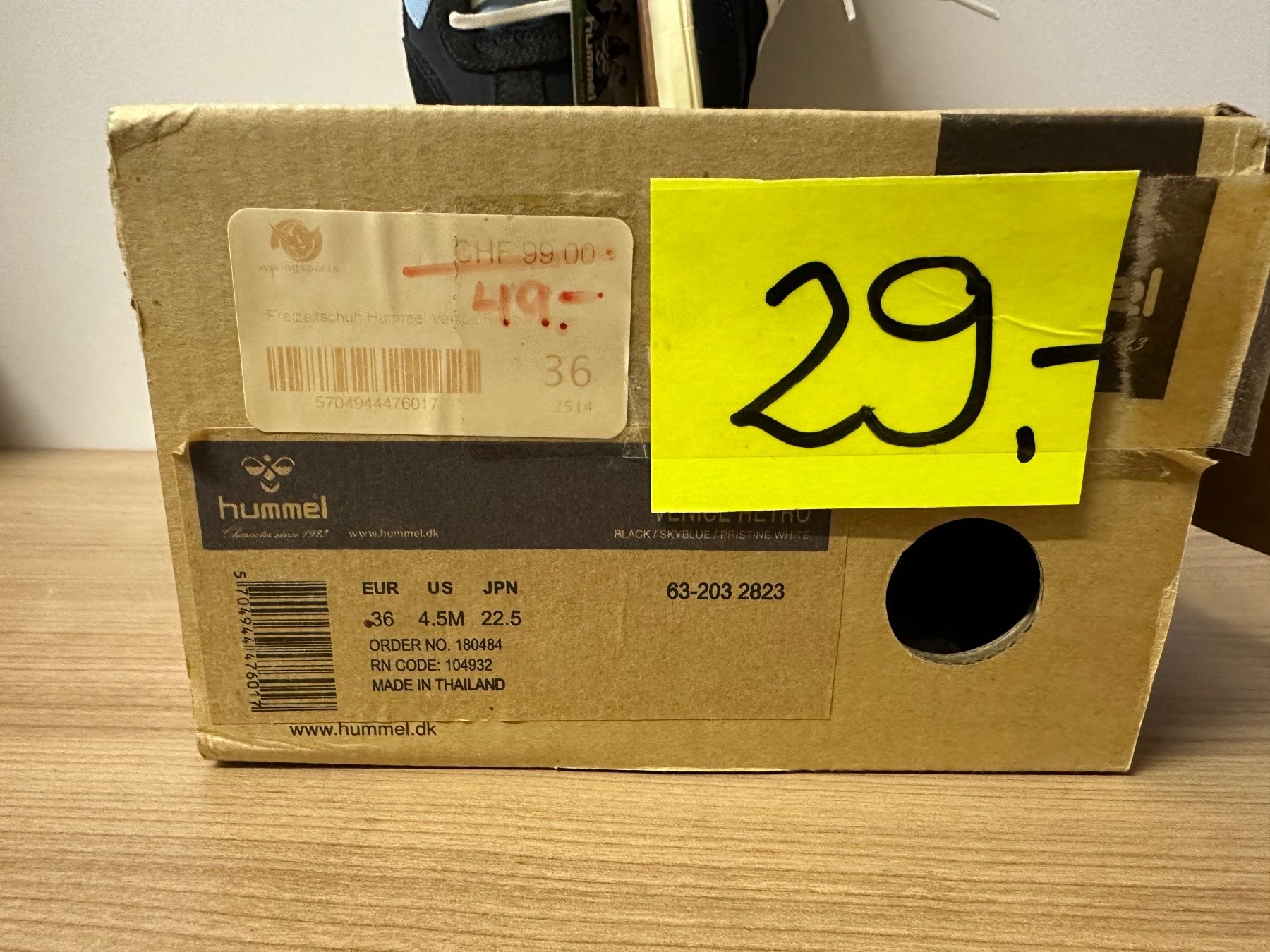Hummel Scarpe da donna: neuer Schuh Grösse 36 von Hummel – Nuovo e nell'imballaggio originale da Necker venduto da liq24 3