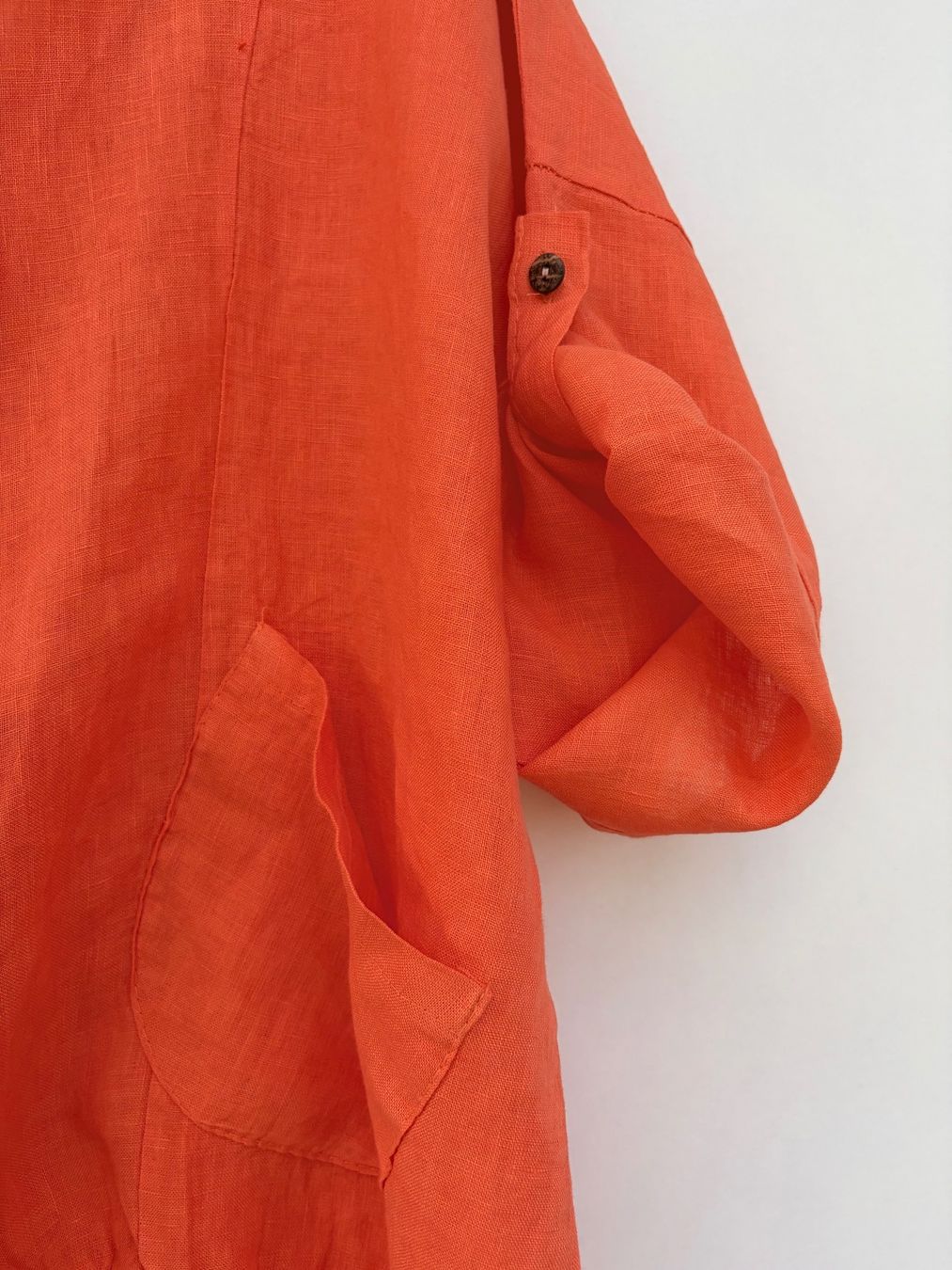 Giacche: Made in Italy Leinen Oversized Jacke – Usato da Unterägeri venduto da Jutka_04 3