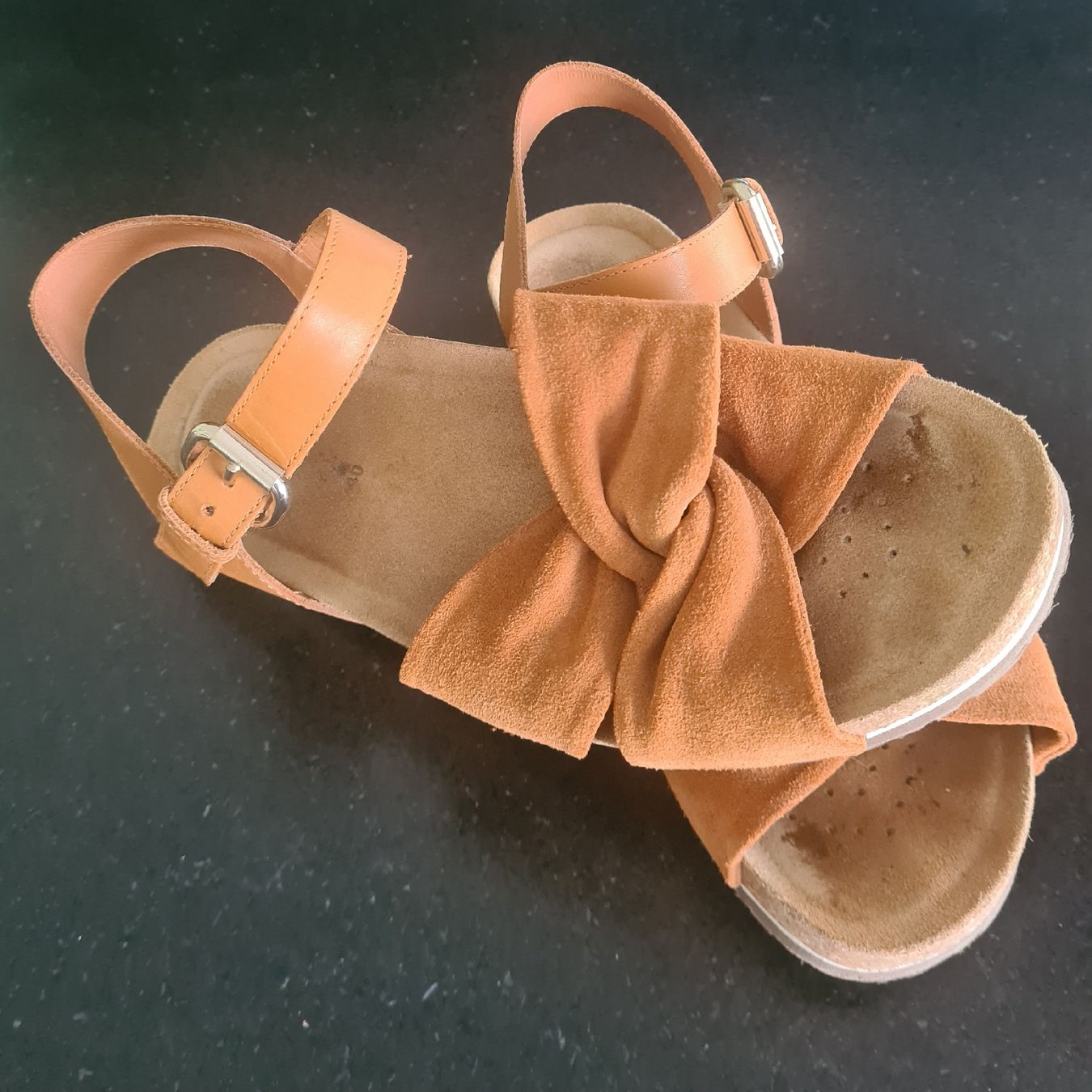Geox Damenschuhe: GEOX Damen Sandalen, hellbraun, Grösse 40 – Gebraucht aus St. Gallen von charly92 1