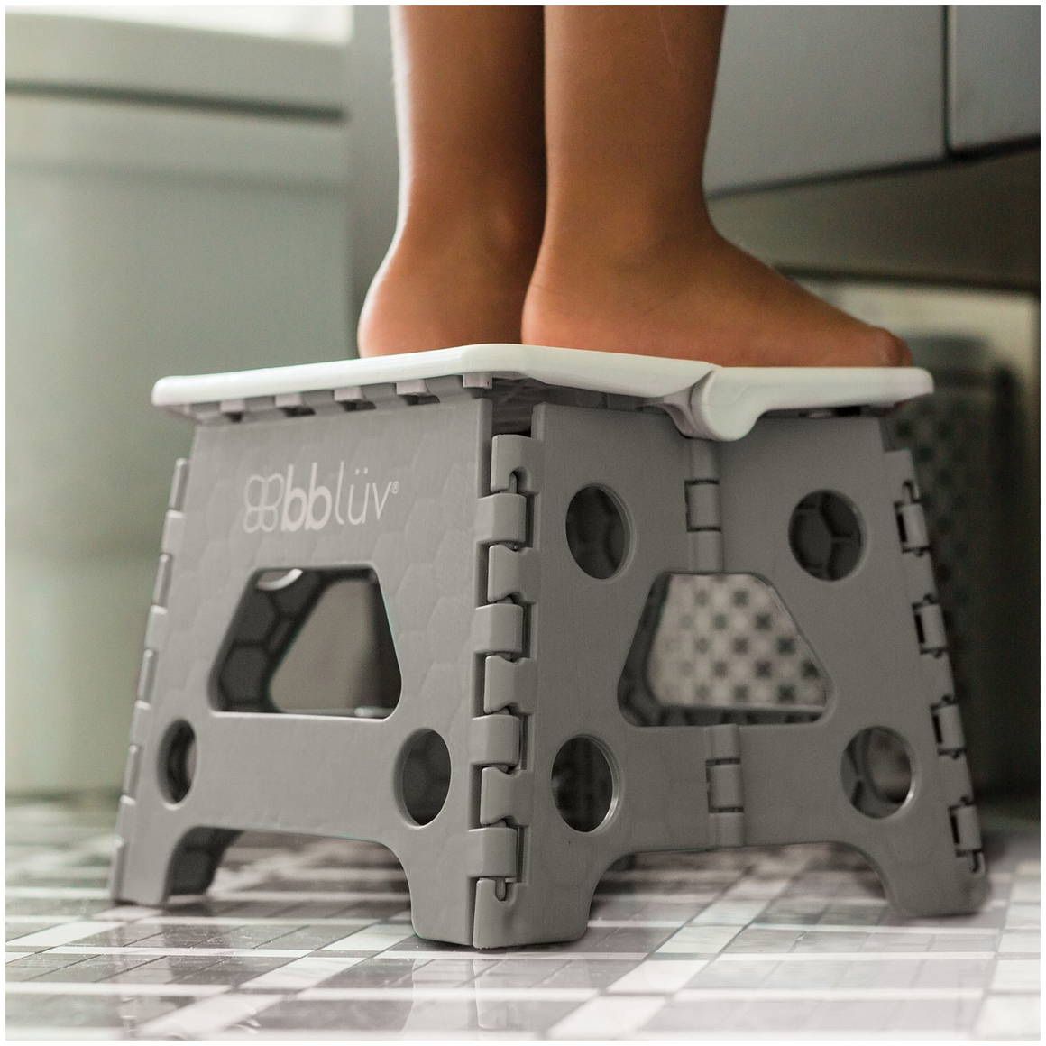 Scale: Escabeau pliable Step gris vertbaudet neuf – Nuovo e nell'imballaggio originale da Delémont venduto da bou_26 1