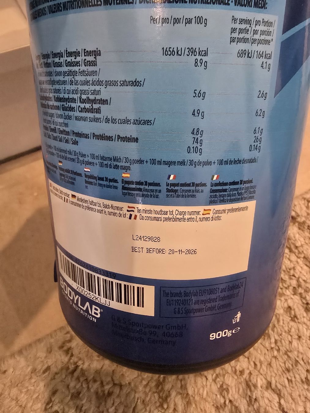 Lebensmittel & Spezialitäten: Bodylab High Protein Cooking Cream Powder – Neu und originalverpackt aus Rickenbach b. Wil von Beautiful.Things 1
