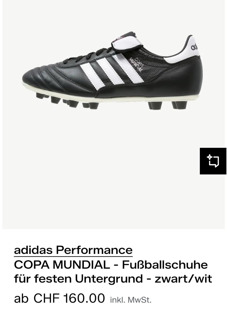 Scarpe da uomo: Adidas copa Mundial – Usato da Rümlang venduto da votayouf 2