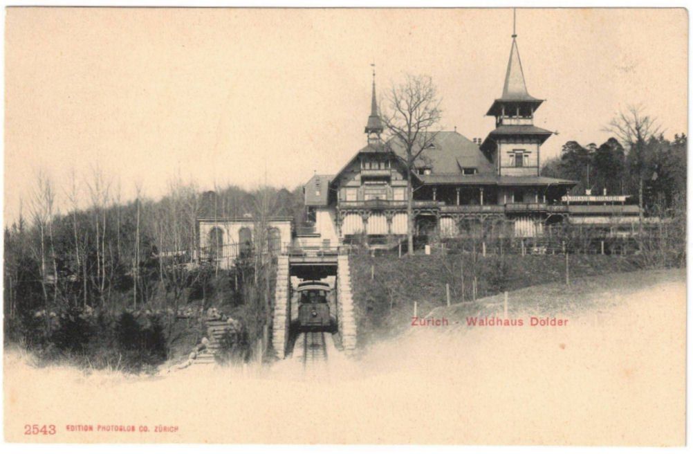 Cartoline postali: Zürich - Dolder mit Standseilbahn – Usato da Binningen venduto da Mountainrider