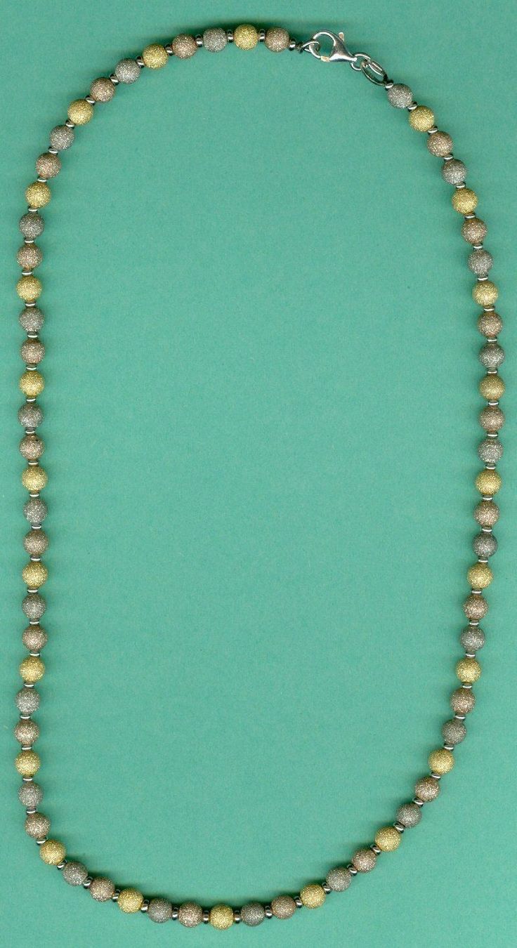 Catenine: Silber 925 Halskette 3-farbig rhodiniert – Nuovo (secondo la descrizione) da Chur venduto da omonia