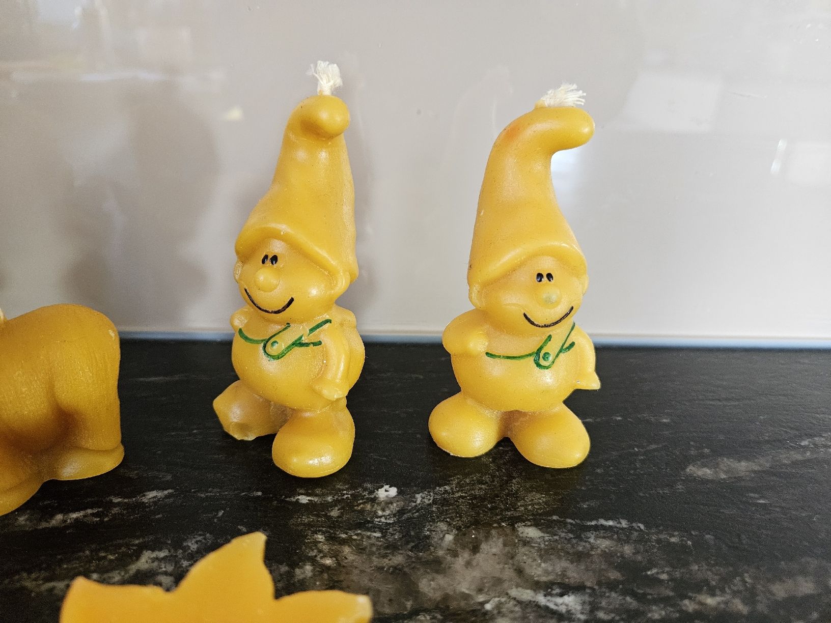 Candele: Süsses Set Bienenwachskerzen Figuren – Usato da Eschenbach SG venduto da MarThu 1