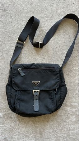 Vintage Prada Nylon Umhängetasche Tasche
