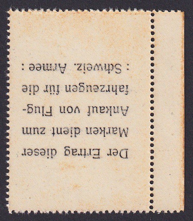 Tutti i francobolli: Flugspende Vignette 1913.1L Type II Zeppelin, postfrisch ** – Usato da Ebikon venduto da SilvioFreund 1