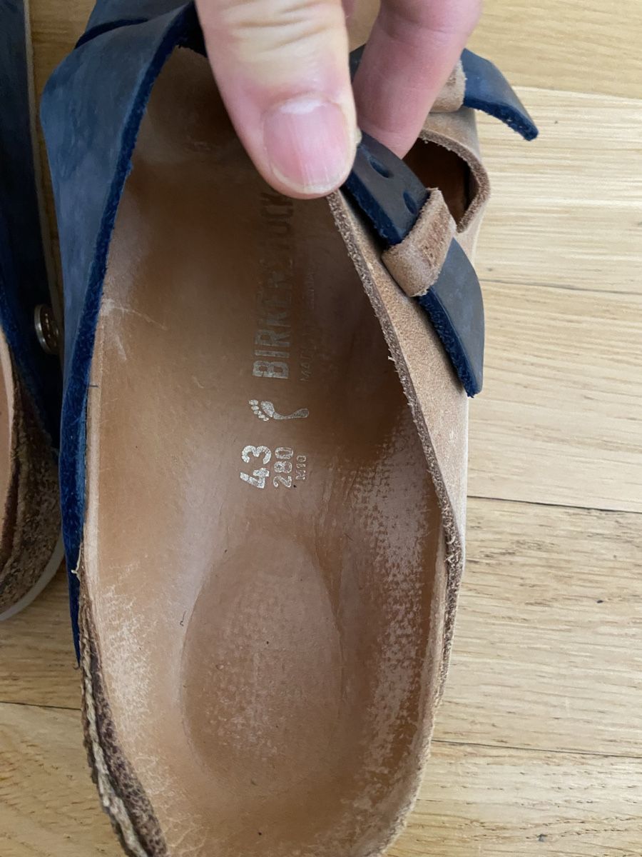 Birkenstock Scarpe da uomo: HERREN BIRKENSTOCK GRÖSSE 43 – Usato da Zürich venduto da schneeflocke303 4