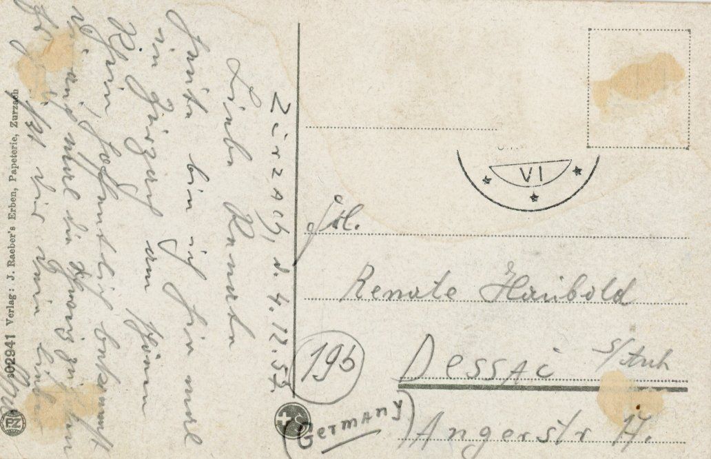 Cartoline postali: Zurzach   AG       um 1957 – Usato da Brig venduto da Valcards54 1
