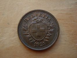 (Z2) 1 Rappen 1924 UNZ