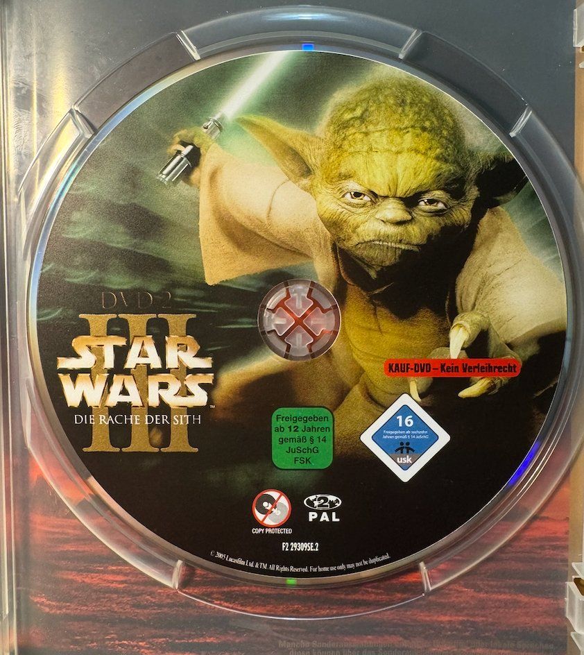 Tutti i DVDs: 2 DVDs STAR WARS III - DIE RACHE DER SITH – Usato da Wisen venduto da gigisna 1