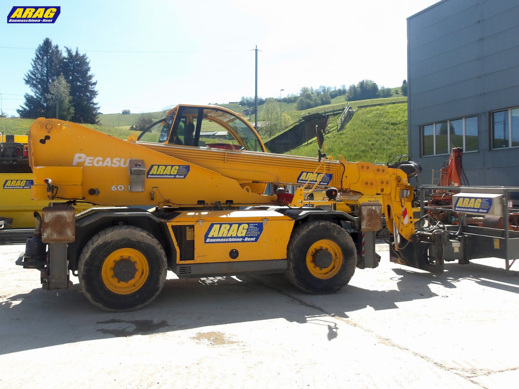 Tutte le macchine: Dieci Pegasus 60.16 Teleskoplader – Usato da Hasle LU venduto da Arag08 2