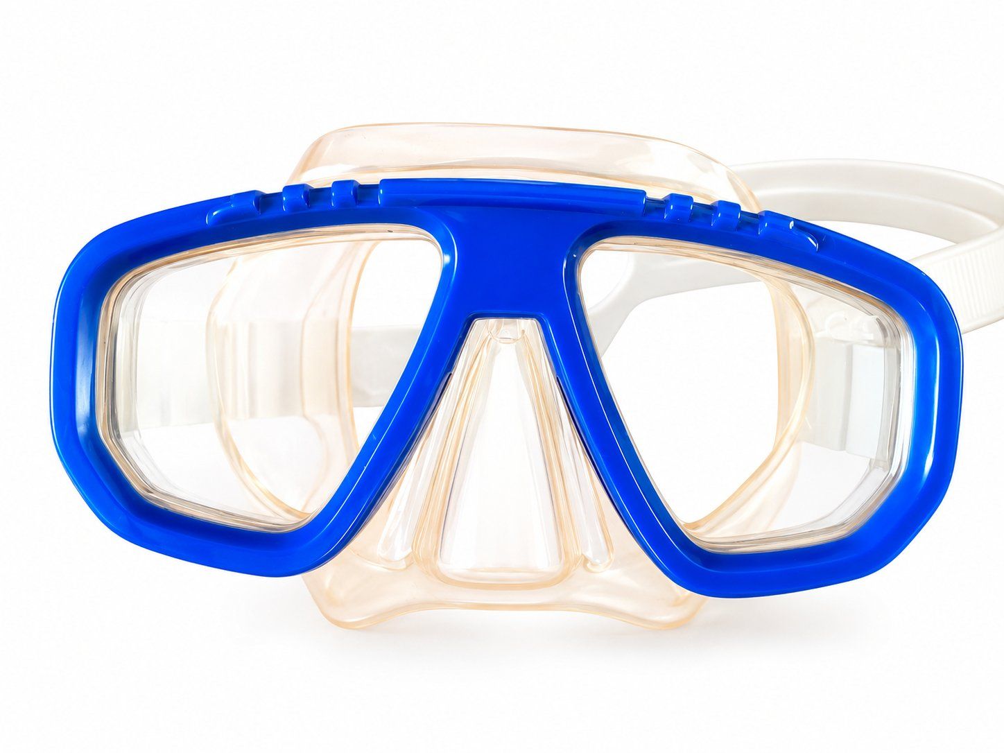 Flossen, Masken & Schnorchel: Taucherbrille Blau Verstellbar – Gebraucht aus Fully von VaneaSelection 1