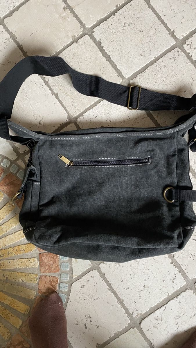 Taschen für Damen: Tasche antrazitfarbig Stoff – Gebraucht aus Gurmels von roj_d7hh 2