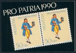 1990 - Pro Patria - Markenheftchen - Ersttag ET