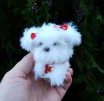Schlüsselanhänger mit Hund  Neu Chenilledräht Geschenkidee
