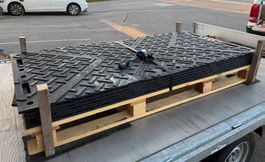 Plaque de roulage 80to Schwerlastplatte Rollplatte 80to
