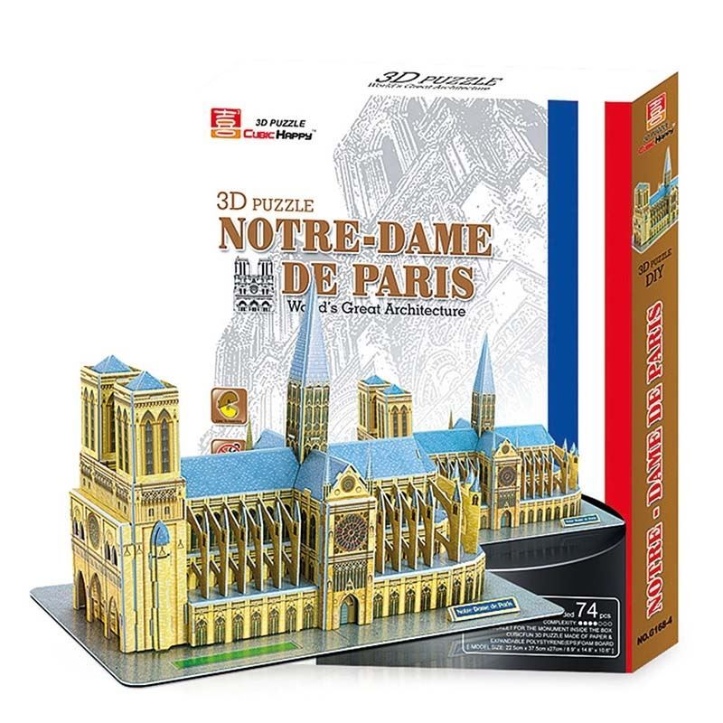 Puzzle: 3D-Puzzle Notre-Dame von Paris – Nuovo e nell'imballaggio originale da Wettingen venduto da Swala 2