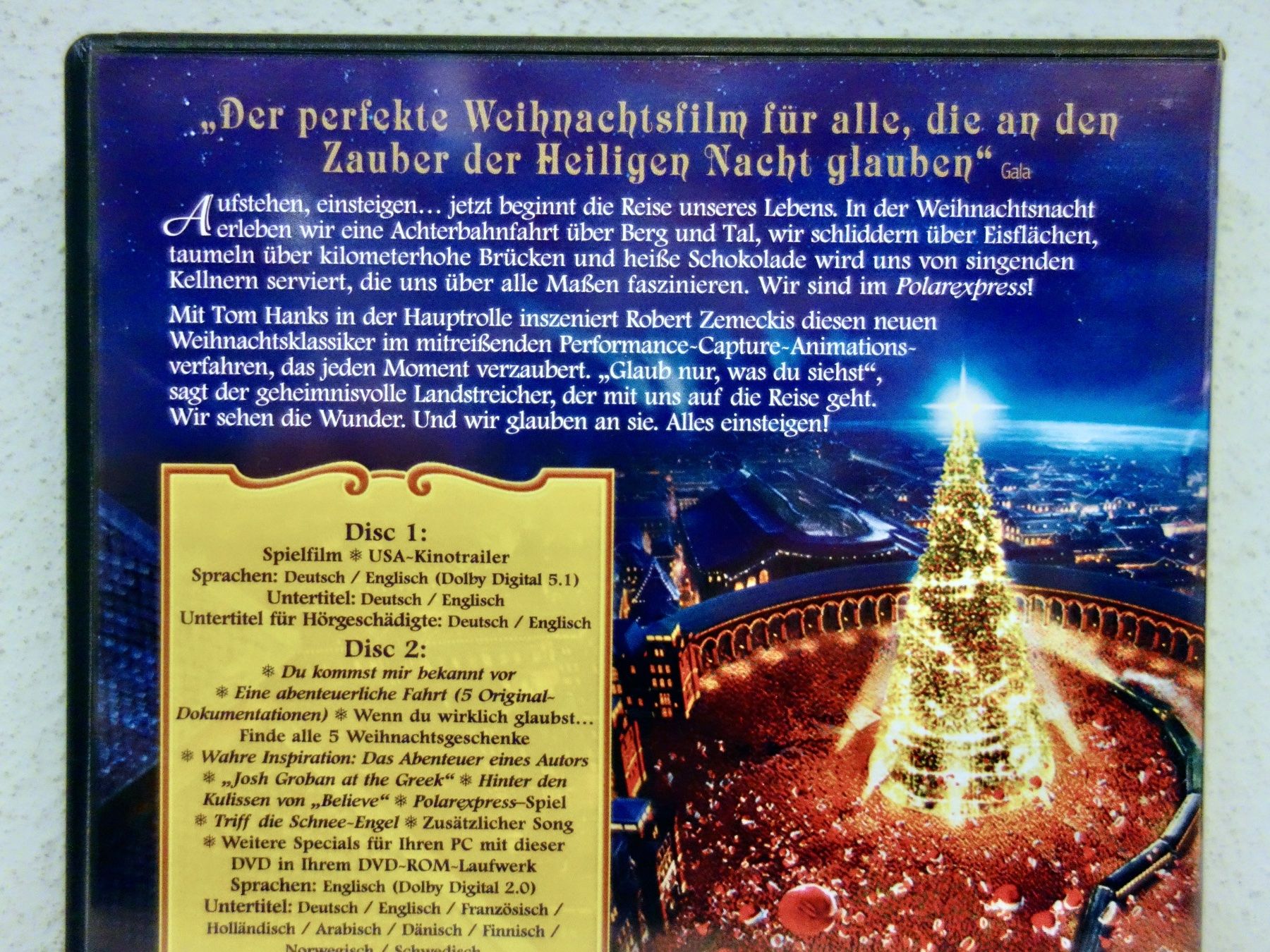Tutti i DVDs: DVD 2-DISC-EDITION - DER POLAREXPRESS - TOM HANKS – Nuovo (secondo la descrizione) da Kerzers venduto da wisaundso 4