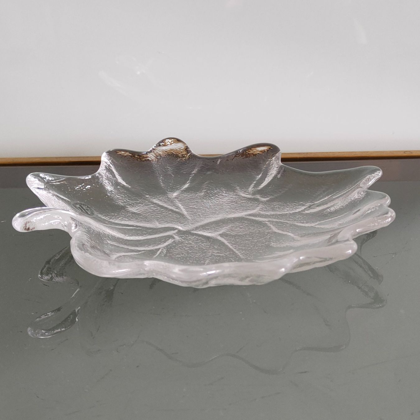 Schalen: Hergisvil-Glas, dekorative Schale, Ahorn – Gebraucht aus Birr von sen_8djr 2