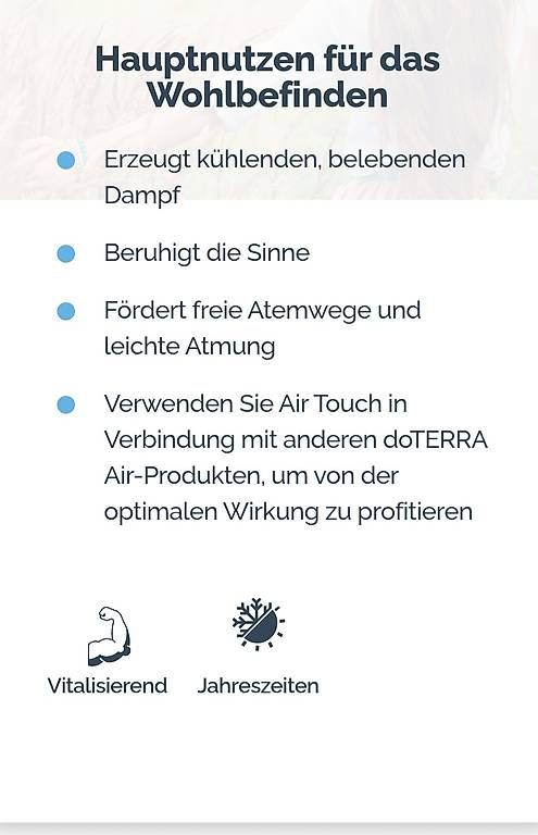 Doterra Oli essenziali: Dõterra Air Touch – Nuovo e nell'imballaggio originale da Lyss venduto da Infinia 2