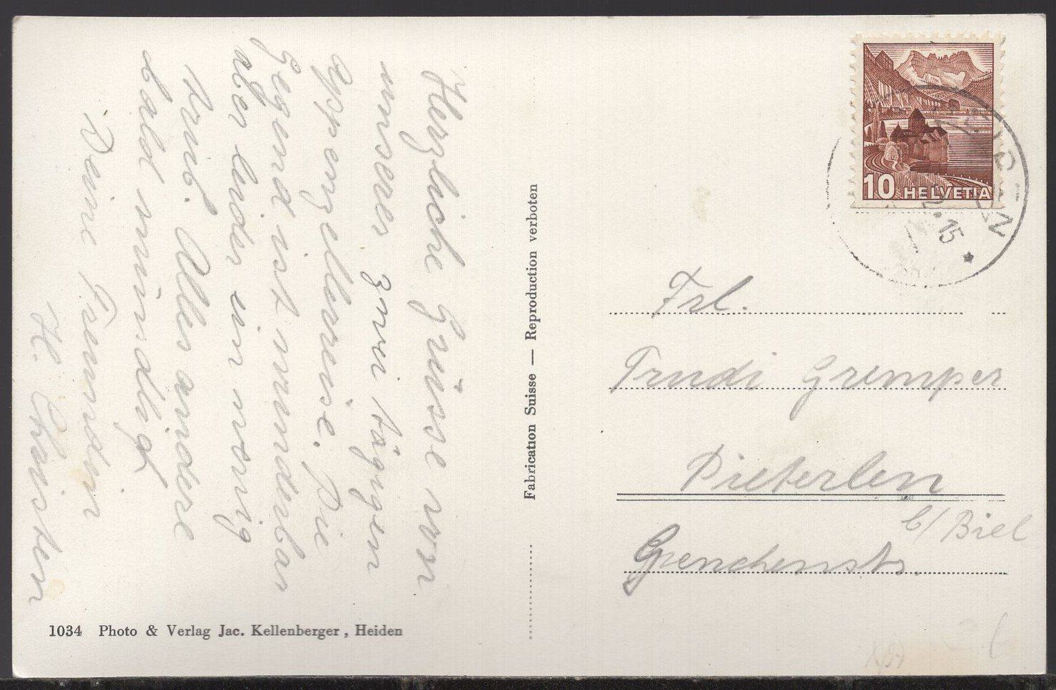 Cartoline postali: Heiden  Kurort – Usato da Aarau venduto da kufi44 3