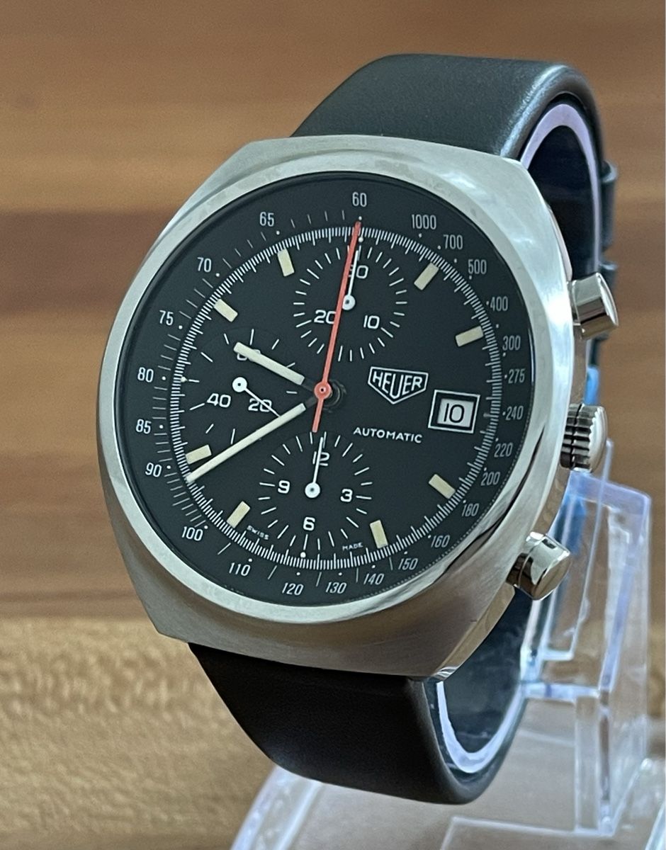 Tag Heuer Orologi: Vintage HEUER Automatic Pasadena Chrono 750.501 restauriert – Usato da Embrach venduto da Canderau 2