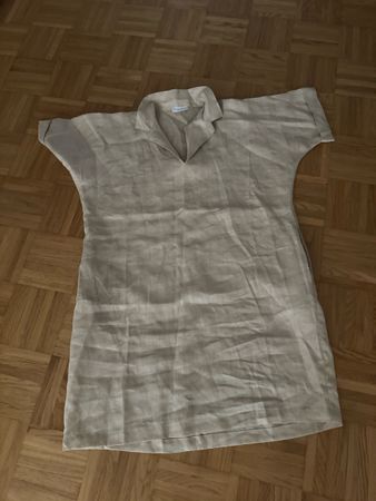 Leinen Kleid SARTORIA SARACENA beige Grösse IT 42